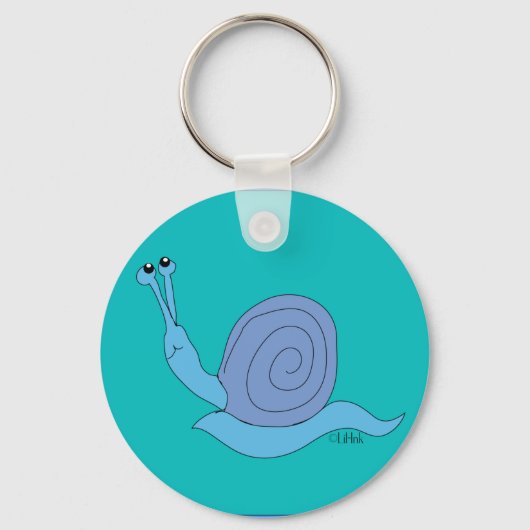 カタツムリ・キーチェーン キーホルダー (正面)