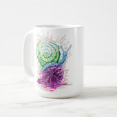 カタツムリ コーヒーマグカップ (正面左)