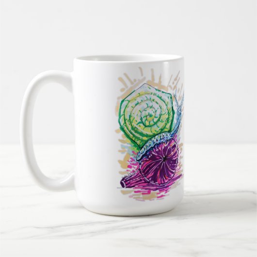 カタツムリ コーヒーマグカップ (左)