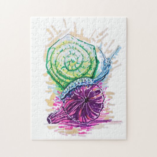 カタツムリ ジグソーパズル (縦)