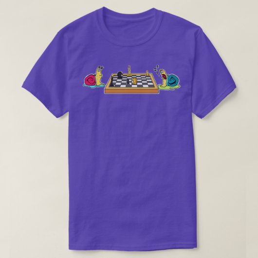 カタツムリ・チェス Tシャツ (デザイン正面)