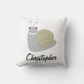 カタツムリ デザイン オリジナル クッション (正面)
