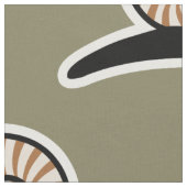 カタツムリ ファブリック (クローズアップ)