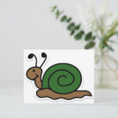 カタツムリ ポストカード (スタンド正面)