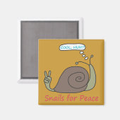 カタツムリ マグネット (正面/裏面)