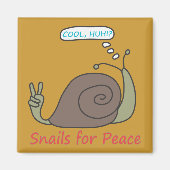 カタツムリ マグネット (正面)