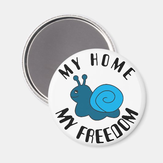 カタツムリ マグネット (正面/裏面)