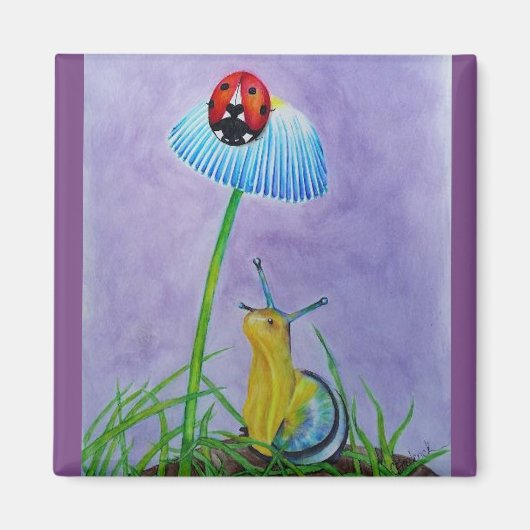 カタツムリ マグネット (正面)