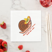 カタツムリ・マルガリータの好意は、塩を保持 スタンダードランチョンナプキン (インサイチュ)