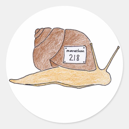 カタツムリ ラウンドシール (正面)