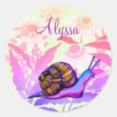 カタツムリ ラウンドシール (正面)