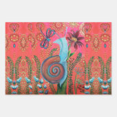 カタツムリ ラッピングペーパーシート (正面2)