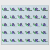 カタツムリ ラッピングペーパー (フラット)