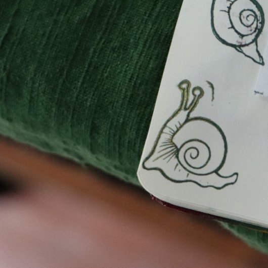 カタツムリ ラバースタンプ