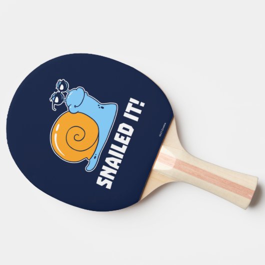 カタツムリ 卓球ラケット (横)