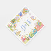 カタツムリ！水色カタツムリ スタンダードランチョンナプキン (角)