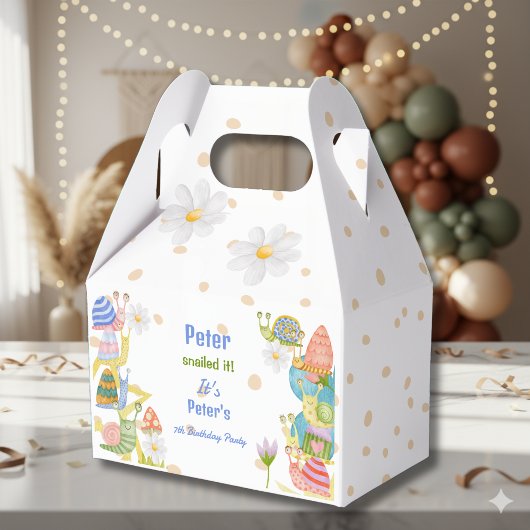 カタツムリ！水色カタツムリ フェイバーボックス