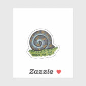 カタツムリ(稲妻殻) シール (シート)