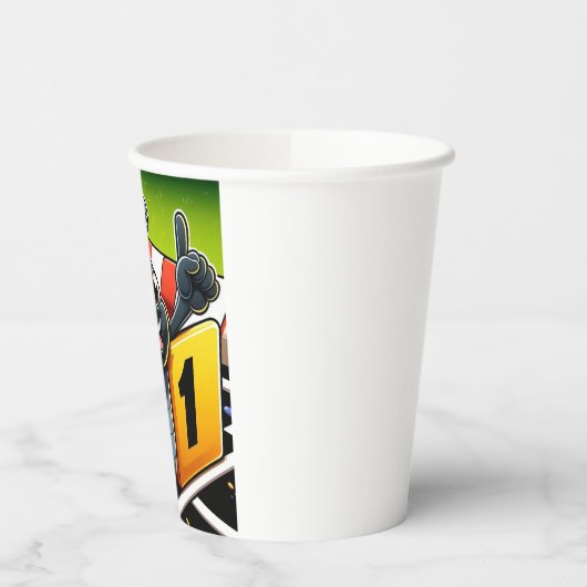 カタツムリ 紙コップ (左)