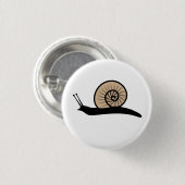 カタツムリ 缶バッジ (正面&裏面)