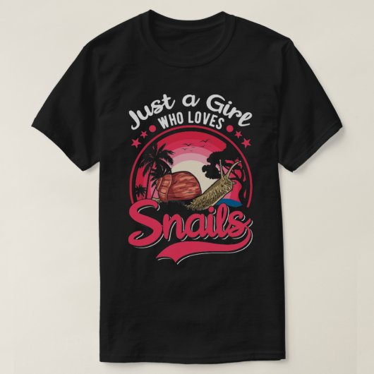 カタツムリ Tシャツ (デザイン正面)