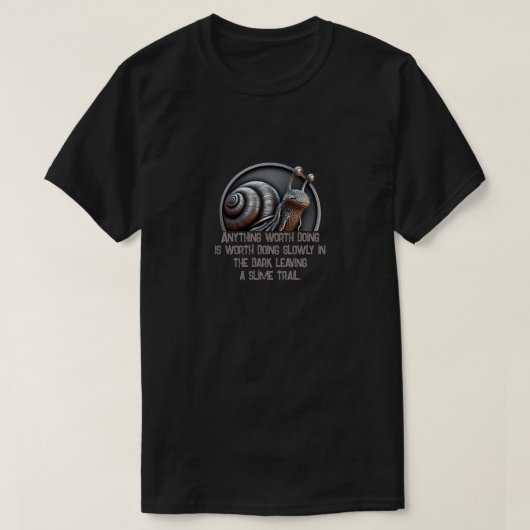 カタツムリ Tシャツ (デザイン正面)