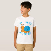 カタツムリ Tシャツ (正面フル)