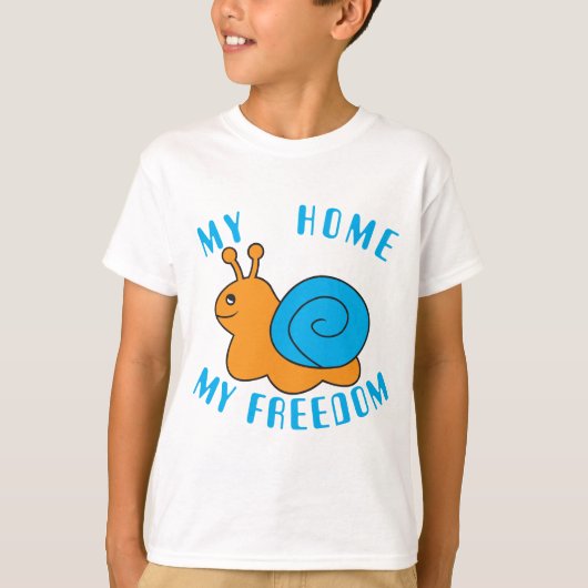 カタツムリ Tシャツ (正面)