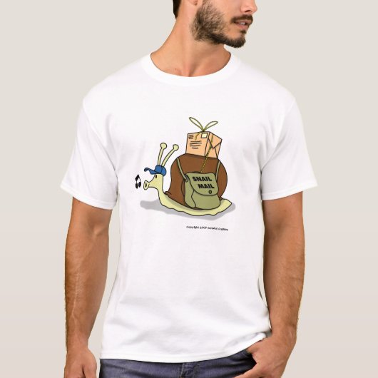 カタツムリMail基本Tシャツ Tシャツ (正面)
