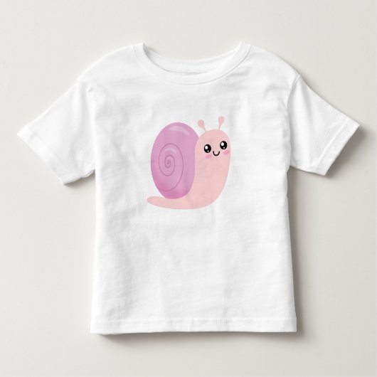 カタツムリTシャツ トドラーTシャツ (正面)