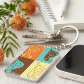 カタツムールアクリルキーチェーン キーホルダー (正面右)