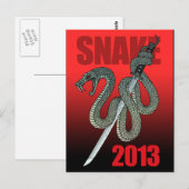カタナヘビ2013A ポストカード (正面/裏面)