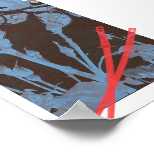 カタナ壁掛 ポスター (角)