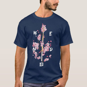 カタナ桜剣道日本の戦士サムライMarti Tシャツ