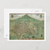 カタニアの地図，「シビタートオルビステラルム」より ポストカード (正面/裏面)