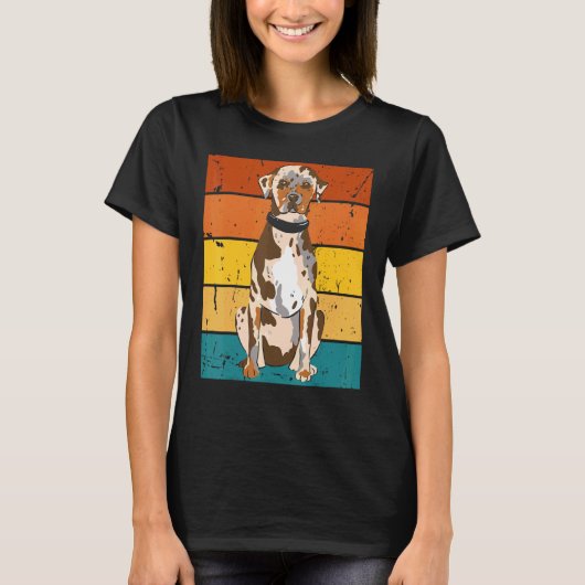 カタフーラ・レオパード・ドッグ Tシャツ (正面)