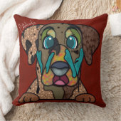 カタホウラハンド絵を描装飾用クッション クッション (ブランケット)