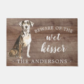 カタホウラヒョウ犬パーソナライズされたドアマット ドアマット (正面)