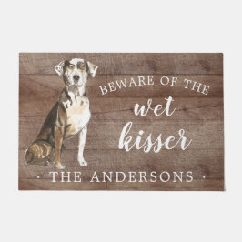 カタホウラヒョウ犬パーソナライズされたドアマット ドアマット