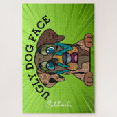 カタホウラ醜い犬の顔1000ピース ジグソーパズル (縦)