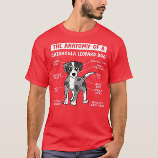 カタホラヒョウ犬カタホラLの解剖学 Tシャツ