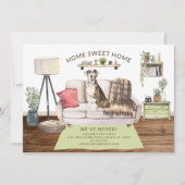 カタホラレオパード犬の移動発表 招待状 (正面)