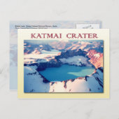 カタマイクレーター、カタマイ国立公園、アラスカ ポストカード (正面/裏面)