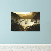 カタマランと帆船 キャンバスプリント (インサイチュ (ウッドフロア))