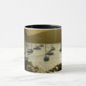 カタマランと帆船 マグカップ (中央)