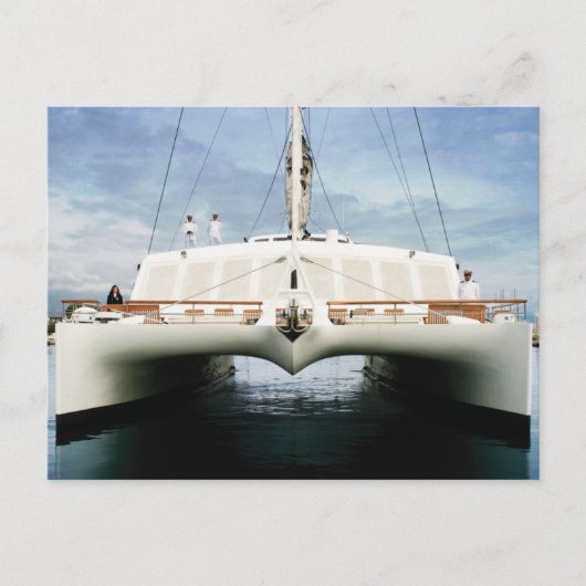 カタマランの前面 ポストカード (正面)