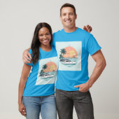カタマランの夕日 Tシャツ (ユニセックス)