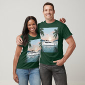 カタマランの日の出 Tシャツ (ユニセックス)