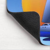 カタマランの航行 マウスパッド (コーナー)