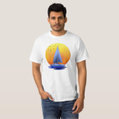 カタマランの航行 Tシャツ (正面フル)